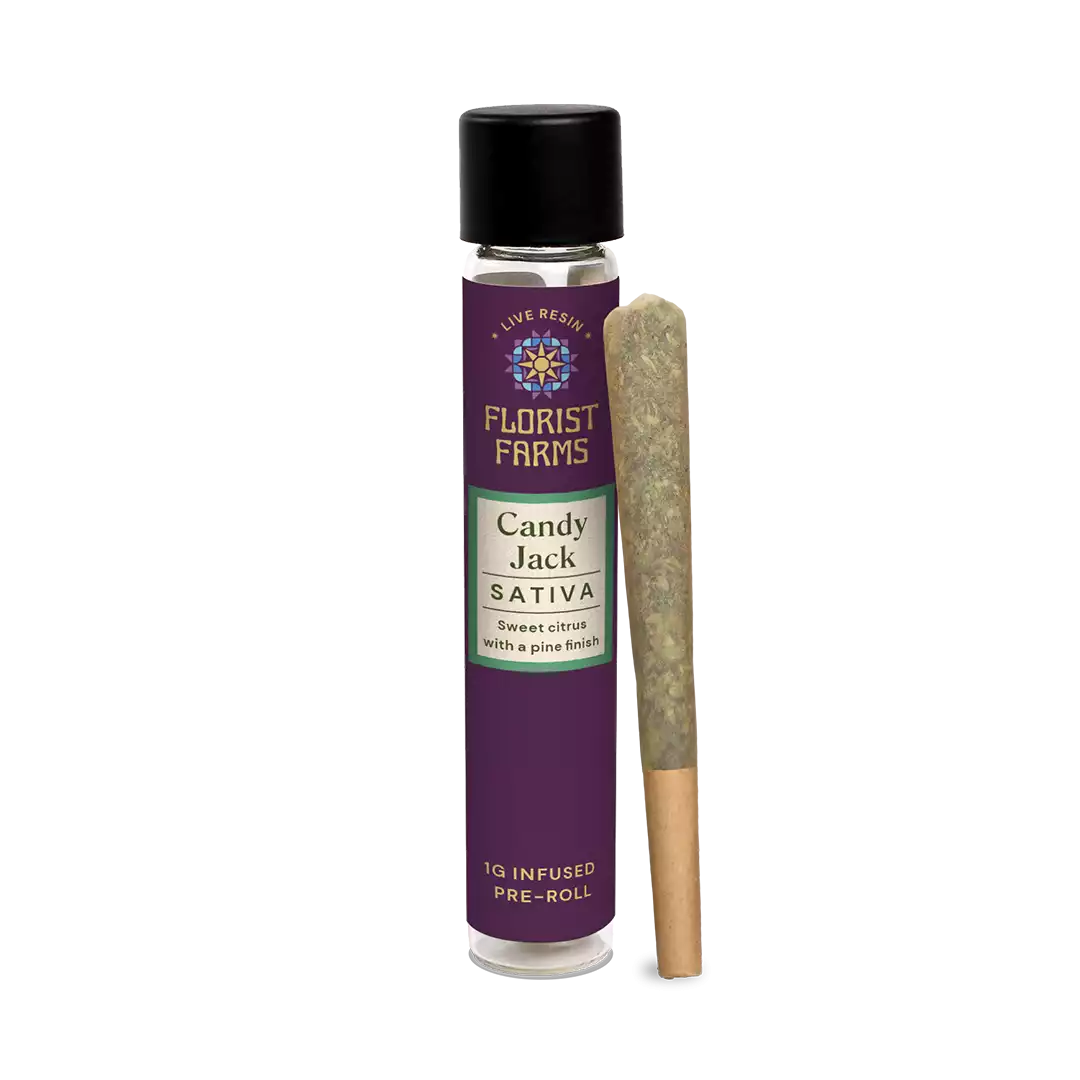 Florist Farms Live Resin Infused Candy Jack 1g Joint