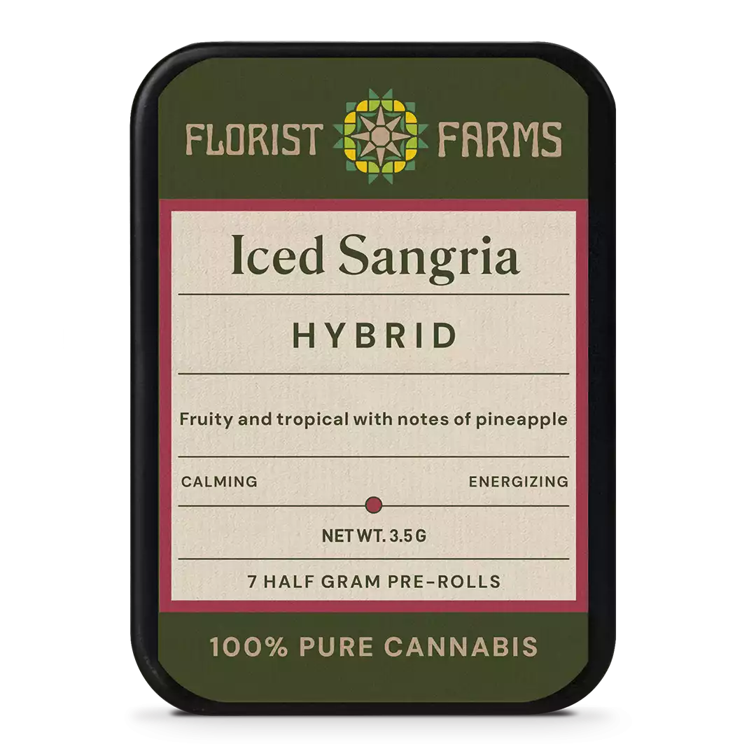 Florist Farms Iced Sangria 1/2g Joints 7-Pack