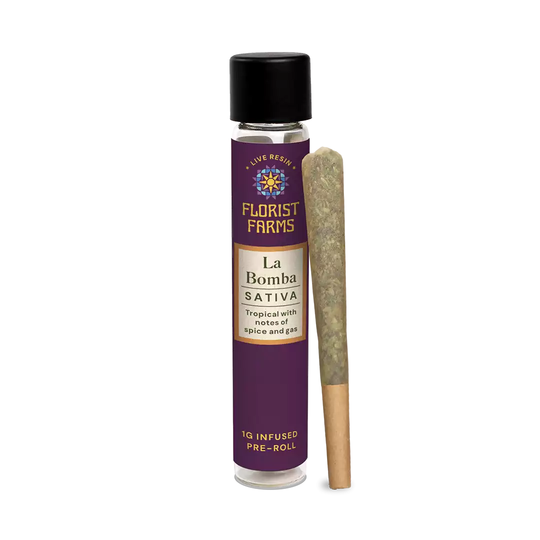 Florist Farms Live Resin Infused La Bomba 1g Joint