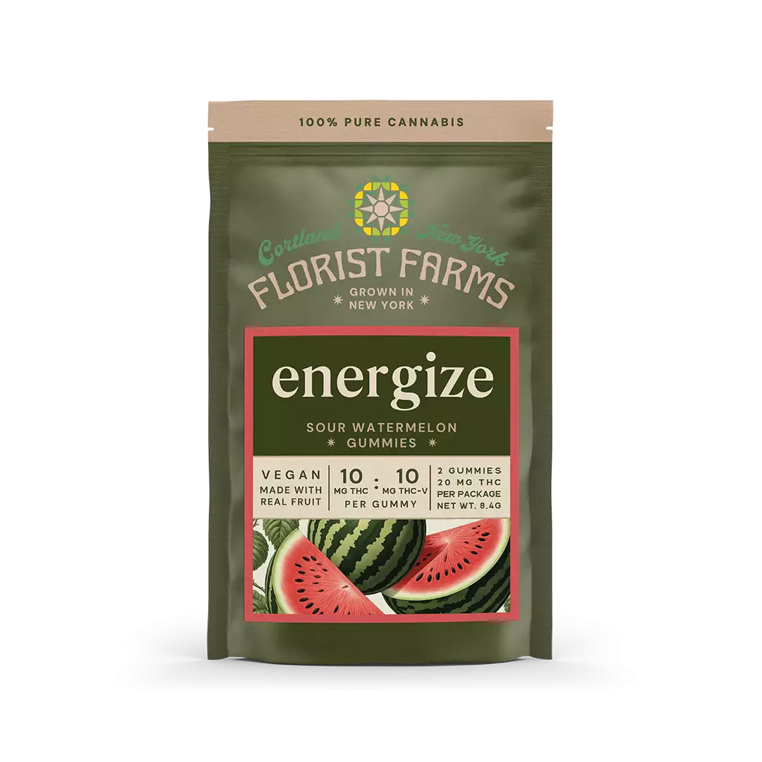 Florist Farms Sour Watermelon THC:THCV Gummies 10mg 2ct