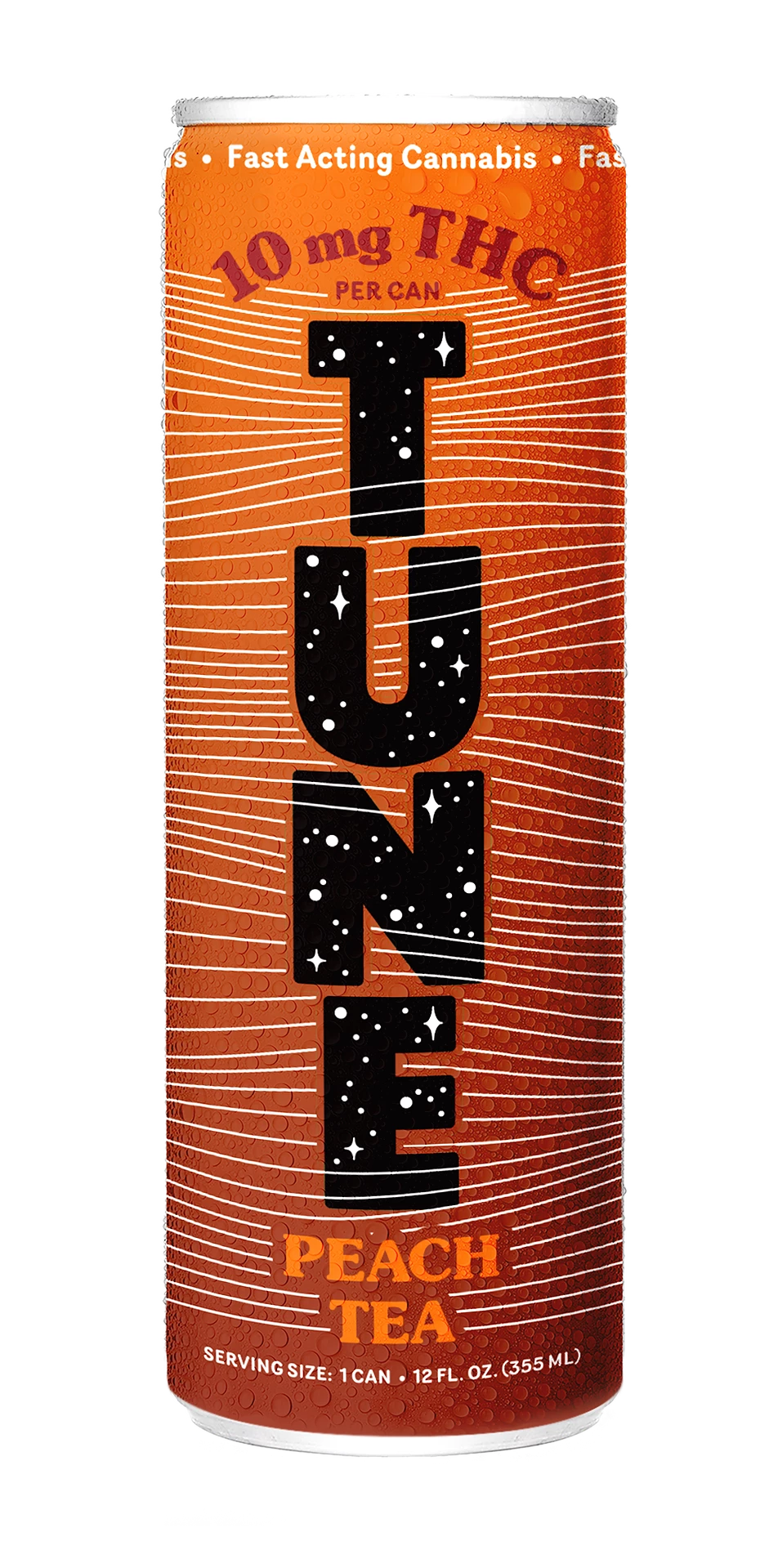 Tune Peach Iced Tea 10mg THC — 6-Pack