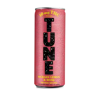 Tune Sicilian Lemon & Rose 10mg Infused Seltzer